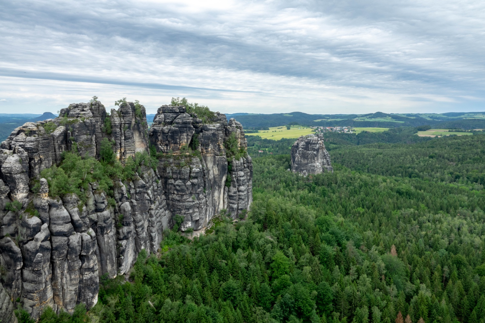 Schrammsteine in der Sächsischen Schweiz